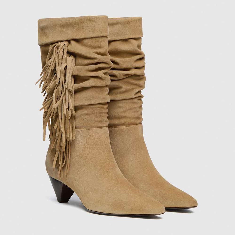 Price Firm - REFORMATION Davina Slouch Suede Boots